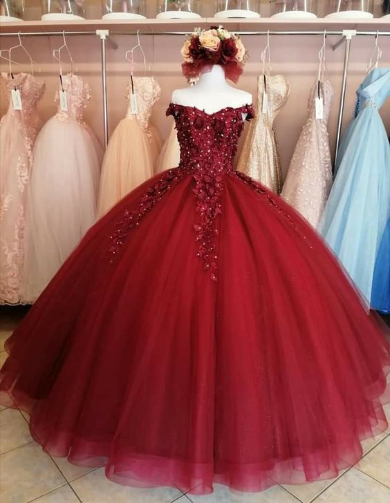 Red Long Prom Dresses Pageant Dance Dresses